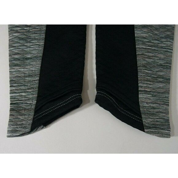 Athleta 1/2 Zip Womens Size XS Gray Black Mock Neck Sport Sweater Pullover Top - Picture 8 of 12